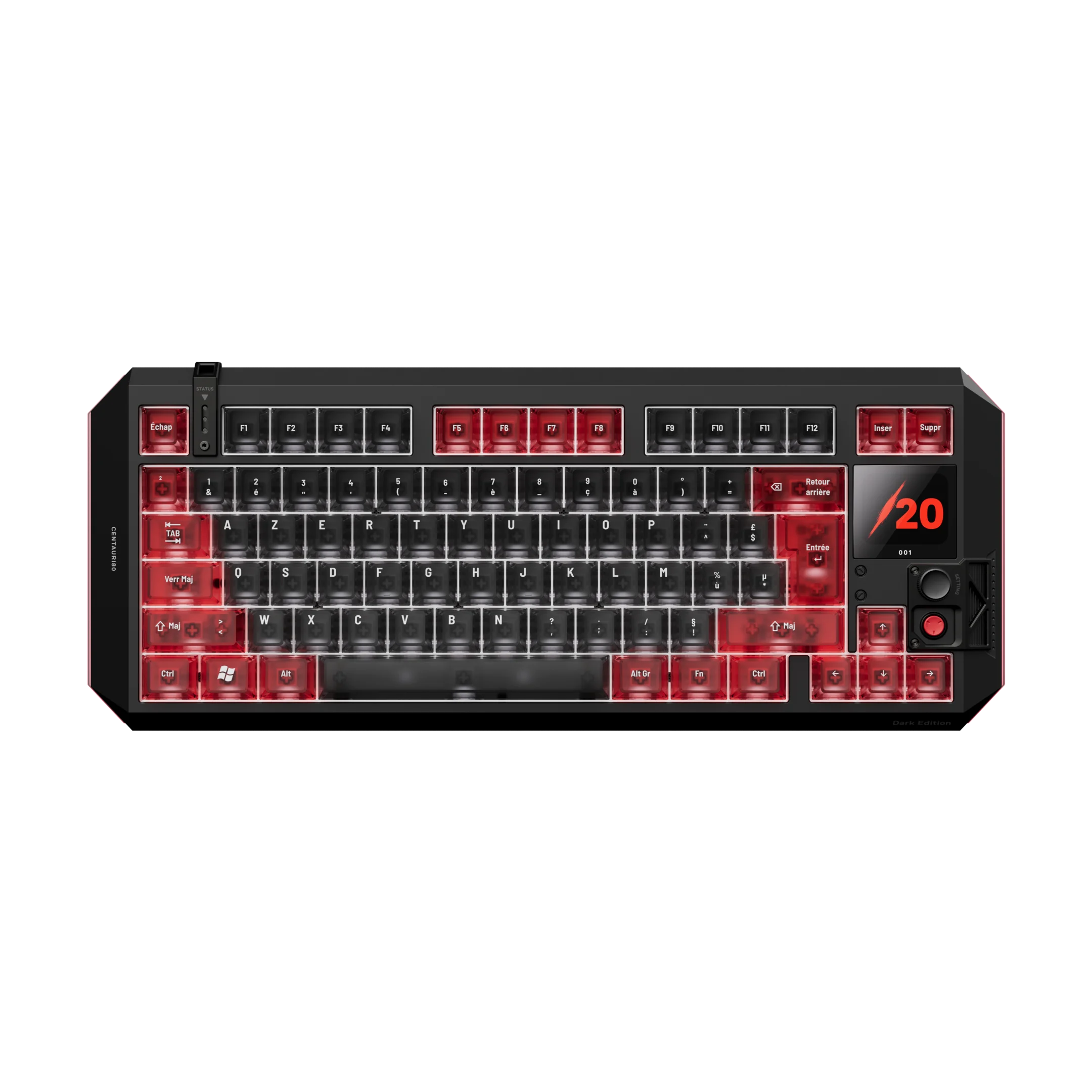 MelGeek Sheshounet · Dark Edition - clavier magnétique effet Hall