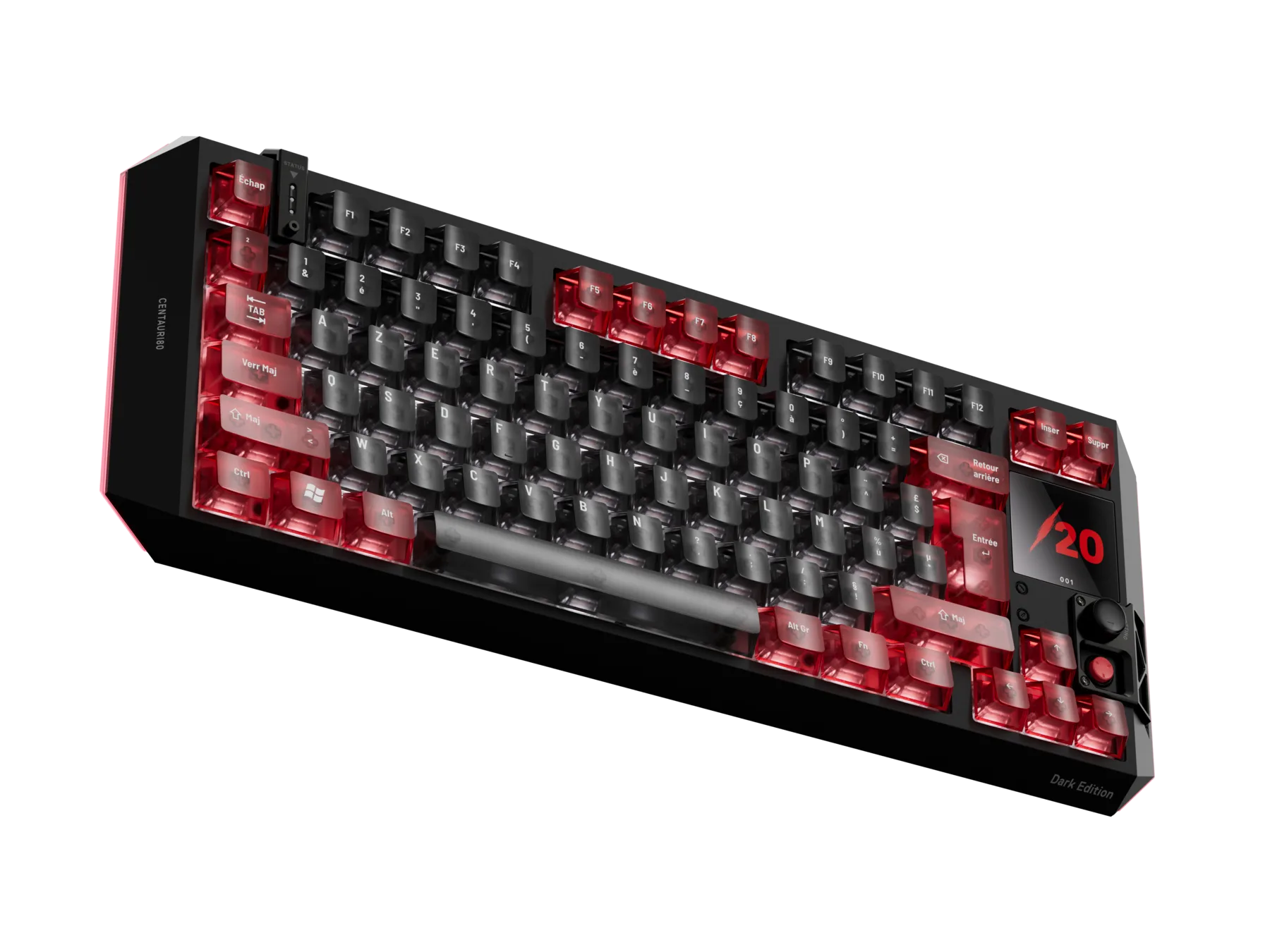 Centauri 80 Dark Edition 001 by Sheshounet, clavier AZERTY