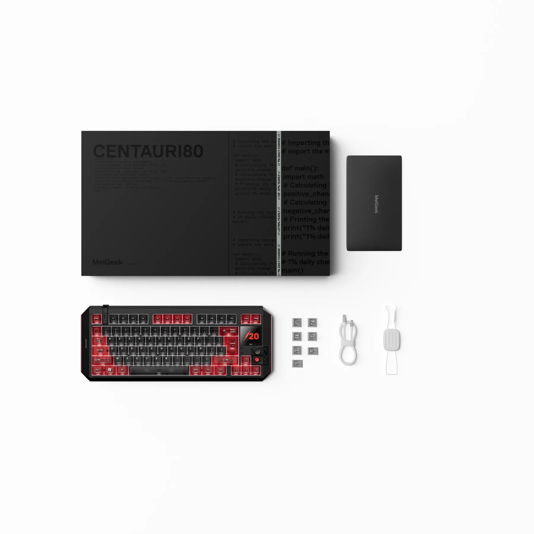 Contenu du coffret Centauri 80 Dark Edition 001 by Sheshounet